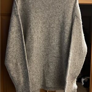 Topshop Light Gray Knit Sweater